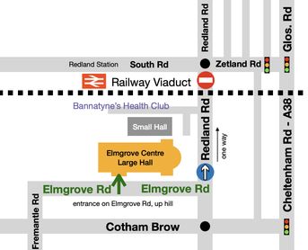 Map or area around Elmgrove Centre Main Hall